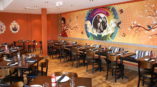 Wall Mural in Restaurant
