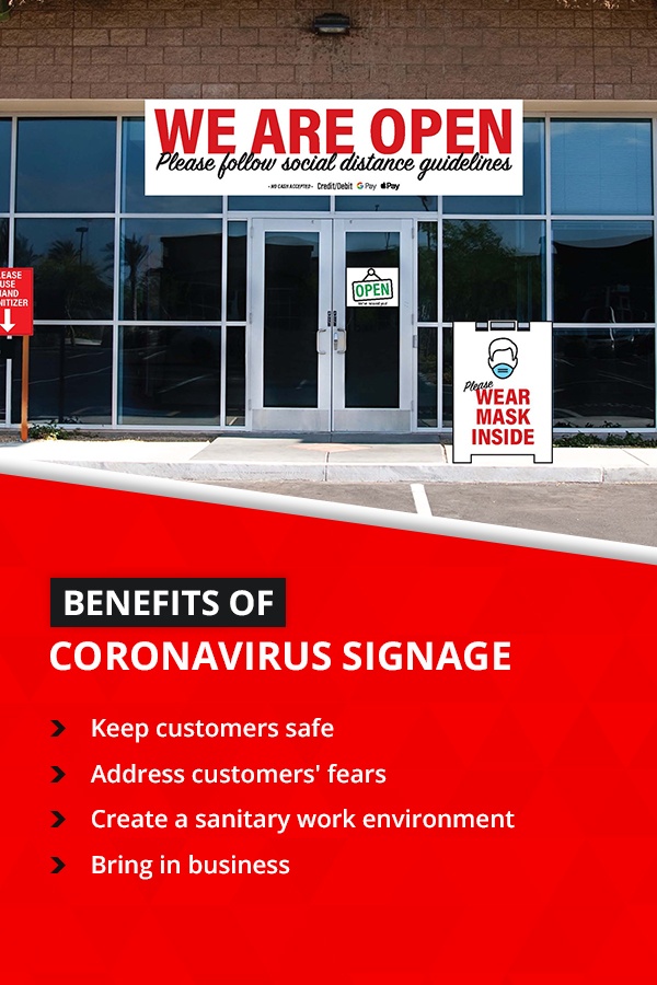 Benefits of Coronavirus Signage [list]
