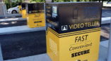 Purdue Federal Credit Union video tellers with graphics
