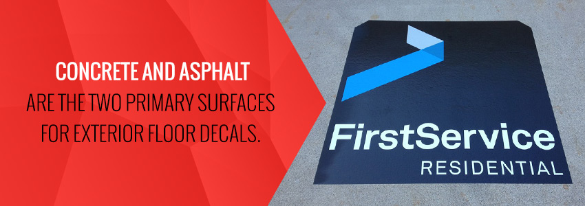 Exterior Floor Decals