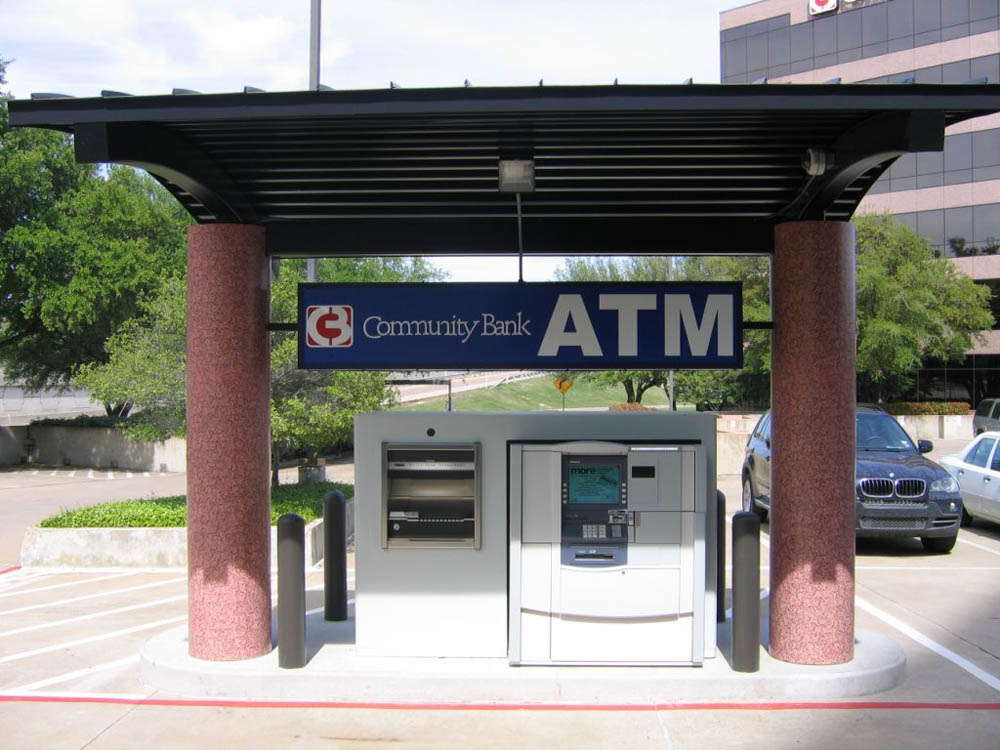 Community Bank Atm signage