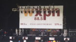 WXPN banner at a concert