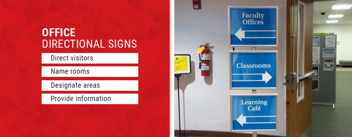 Types of Office Directional Signs [list]