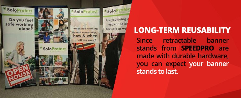 Retractable Banner Stands are designed for long-term reusability.