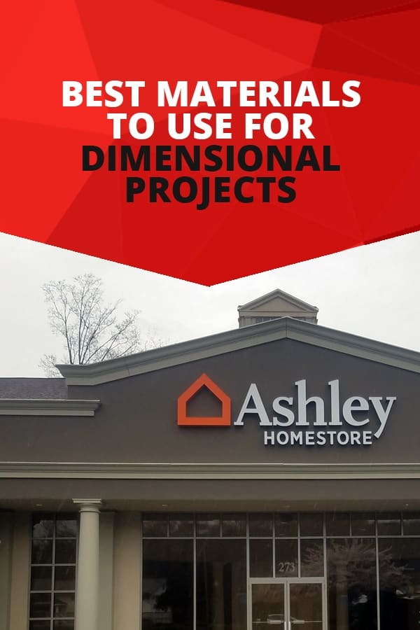 Best Materials to Use for Dimensional Projects