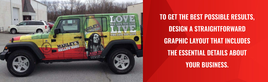 Vehicle Graphic designs should be straightforward