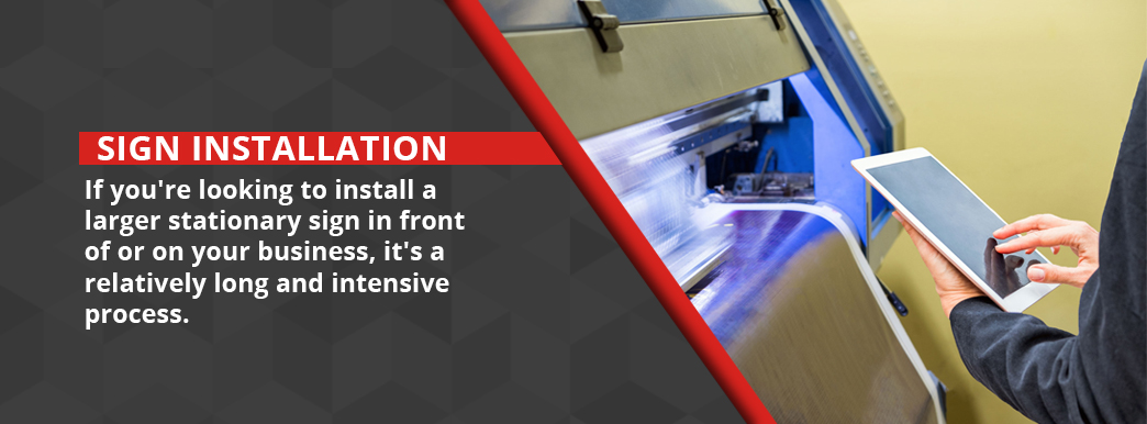 Large Sign Installation Services