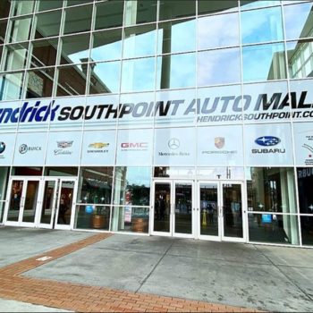 Hendrick Southpoint Auto Mall window graphics