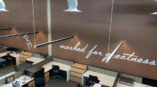 window graphics inside of an office setting