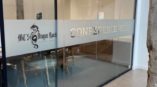 Dragon Ranch frosted window graphics