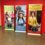 YMCA retractable banner stands