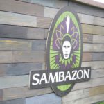 Sambazon logo outdoor sign