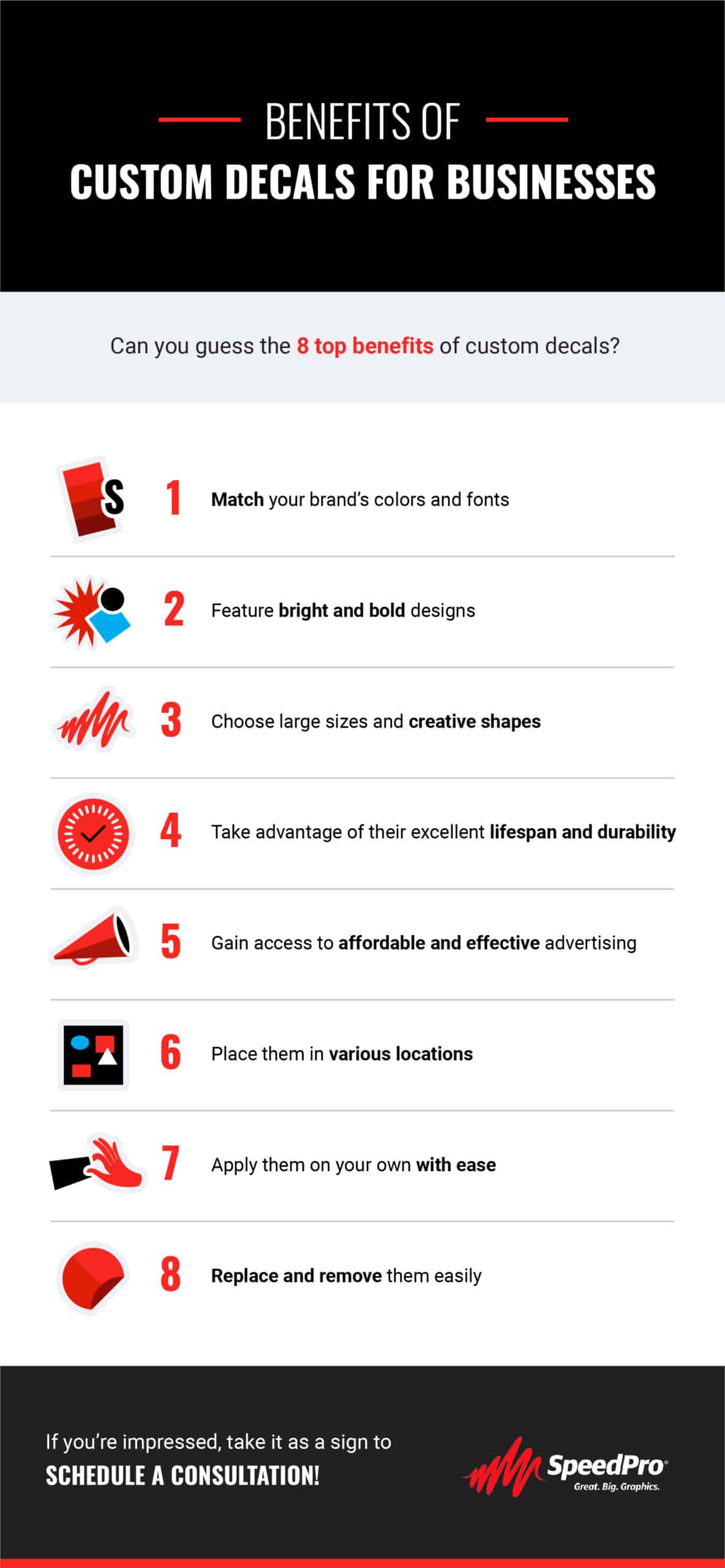 Benefits of Custom Decals for Businesses [Infographic]