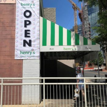 Outdoor banner from Henry's Sweet Retreat