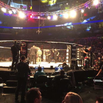 UFC octagon pre fight