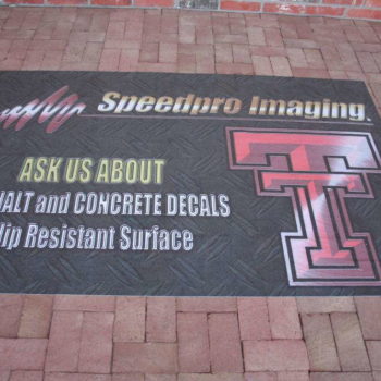 SpeedPro floor graphic