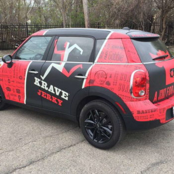 Anime car wrap full view