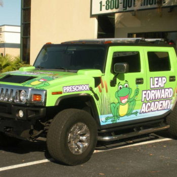 Anime side of car wrap