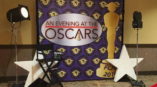 An evening at the Oscars backdrop for photos