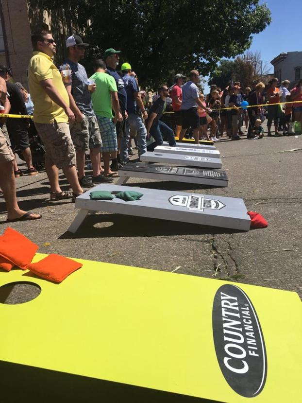 Bean bag toss stands
