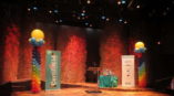 Certifikid retractable banner by a podium