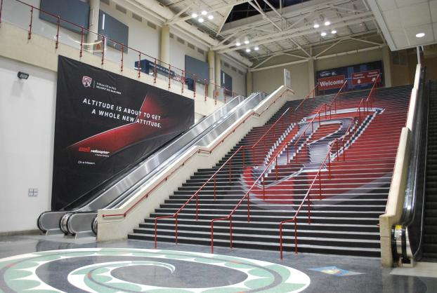 Event stair and wall graphics