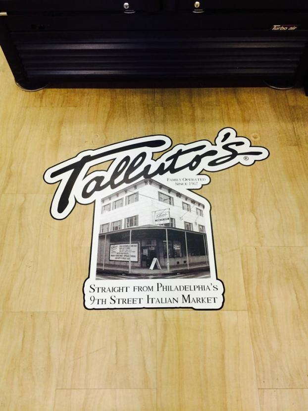 Talluto's from Philadelphia's 9th St Italian Market floor graphic