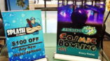 Splash Plumbing and Pin Heads bowling retractable banner