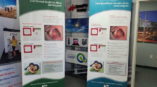 Dental company's retractable banner