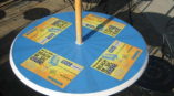 Midtown Music Beach Music Series table graphic advertisements