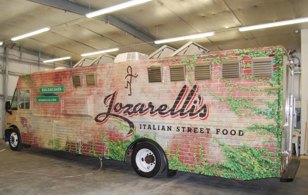 Italian Street Food truck graphic wrap
