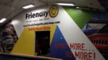 Friendly Dodge Chrysler Jeep dealership full wall mural