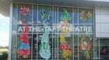 Disney movies at the Taft Theatre window display