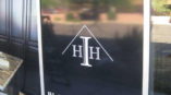 Hunt's Home interiors window graphic