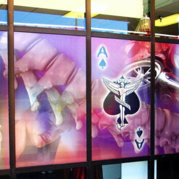 Bitterfoxx Studios window decal