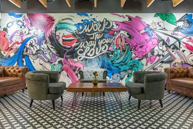 Work the Way You Love wall mural
