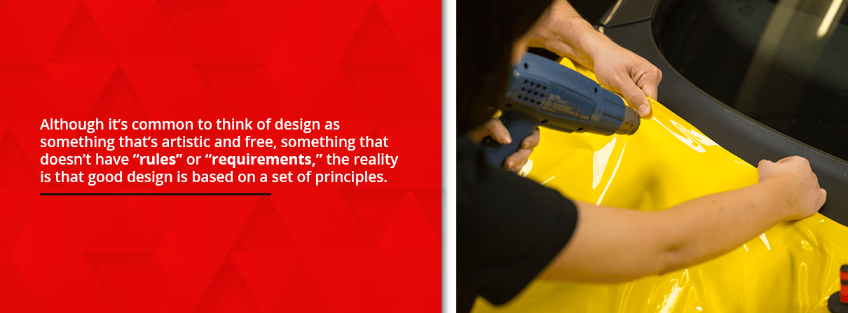 Good design is based on a set of principles.