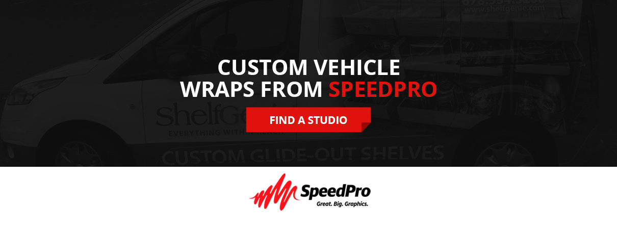 Find a studio for custom vehicle wraps from SpeedPro.