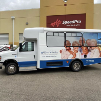 Kane Center bus wrap