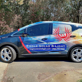 Eagle Solar & Light vehicle wrap