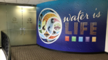 Water is Life wall mural