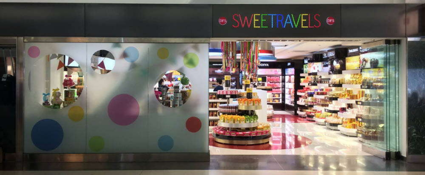 SweetTravels retail graphics