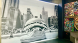 A wall covering banner for puma sneakers