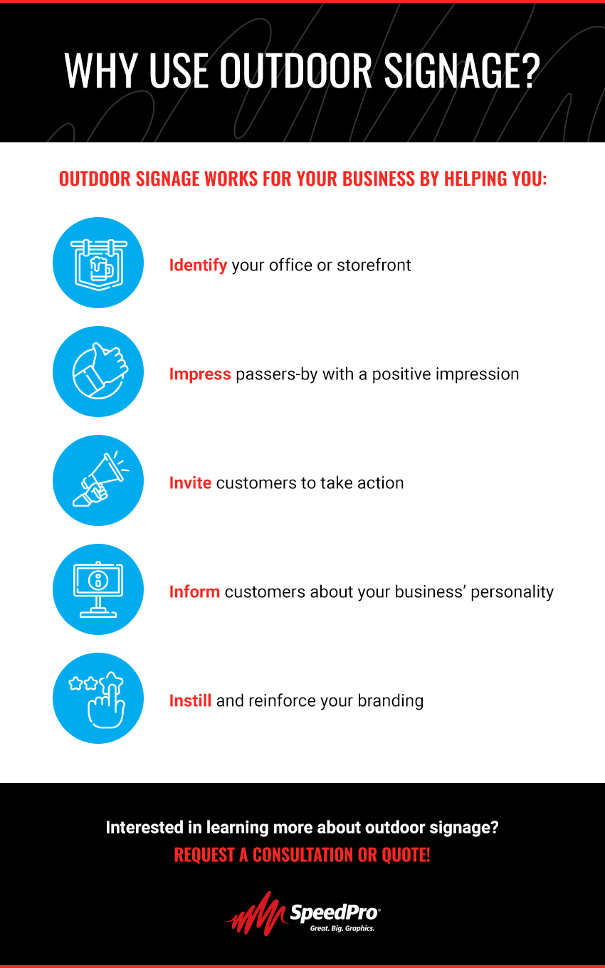 Why Use Outdoor Signage [Infographic]